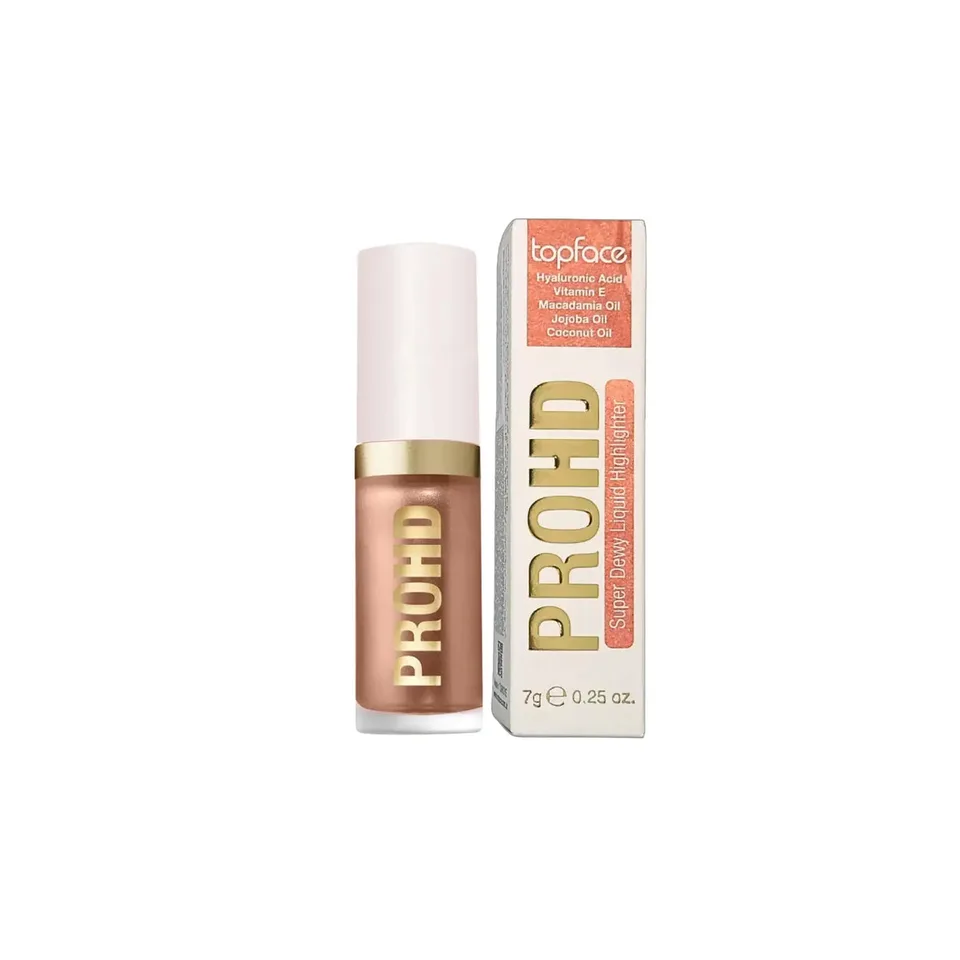 Topface Рідкий хайлайтер для обличчя ProHD Super Dewy Liquid Highlighter №3 Peach Fizz