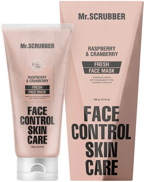 MR. SCRUBBER Живильна маска для покращення тону і свіжості обличчя Fresh Face Control 100 мл
