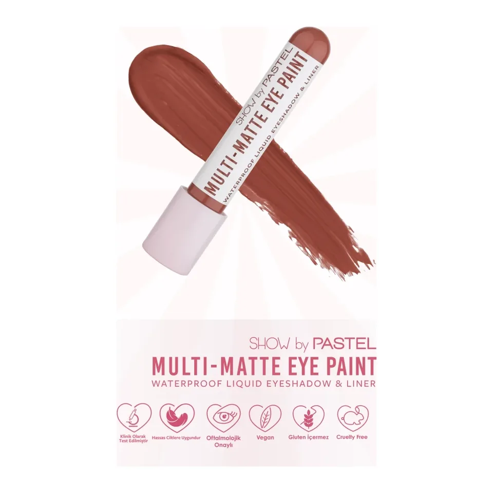PASTEL Тіні-лайнер рідкі водостійкі для очей  SHOW BY PASTEL MULTI-MATTE тон 85