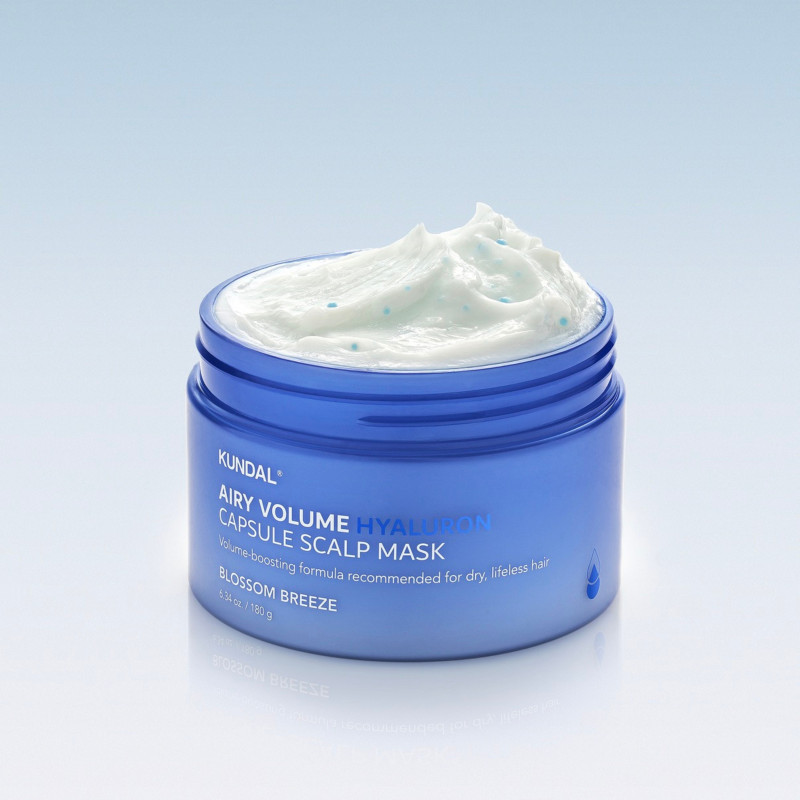 Kundal Airy Volume Hyaluron Capsule Scalp Mask Blossom Breeze 180 г