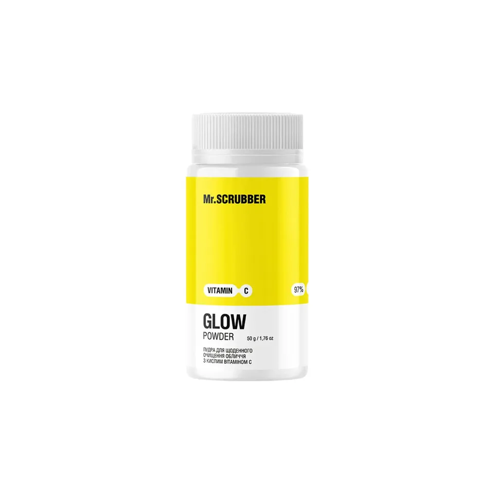 MR. SCRUBBER Пудра для щоденного очищення обличчя Glow Vitamin C