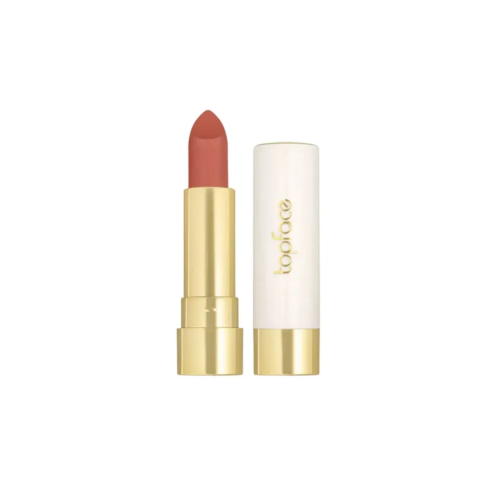 Topface Помада для губ матова Pro HD Soft Matte №21 Puffy Nude – Жовтогарячо-нюдовий