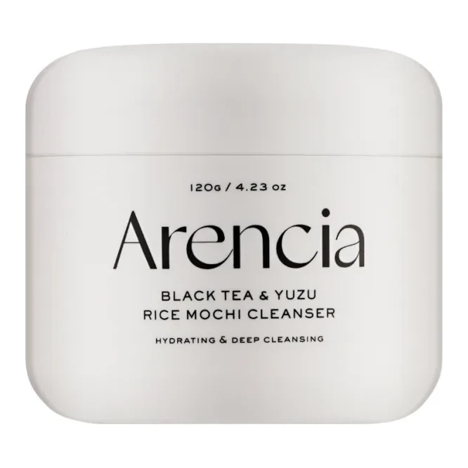 ARENCIA Black Tea & Yuzu Rice Mochi Cleanser 120 г