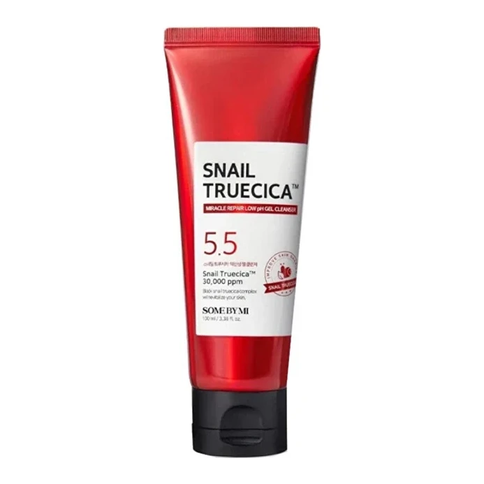 Some By Mi Пінка для вмивання з равликовим муцином Some By Mi Snail Truecica Miracle Repair Low ph Gel Cleanser