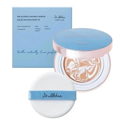 DR.ALTHEA Кушон тональний №21 Double Serum Balm Foundation 21 SPF50+,12гр БЕЗ ЗАПАСКИ