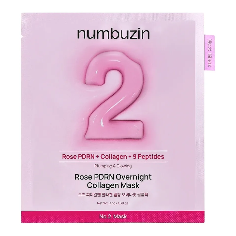Numbuzin No.2 Rose PDRN Overnight Collagen Mask 37 г.