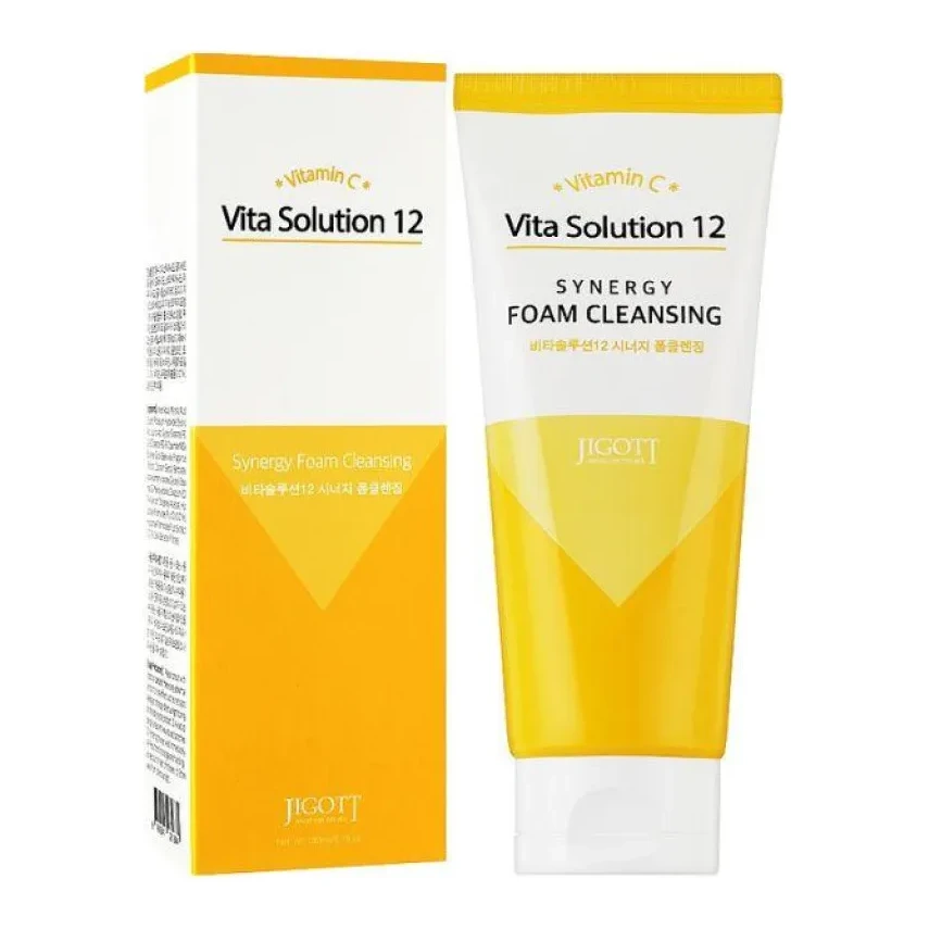 Jigott Vita Solution 12 Synergy Foam Cleansing 180 мл