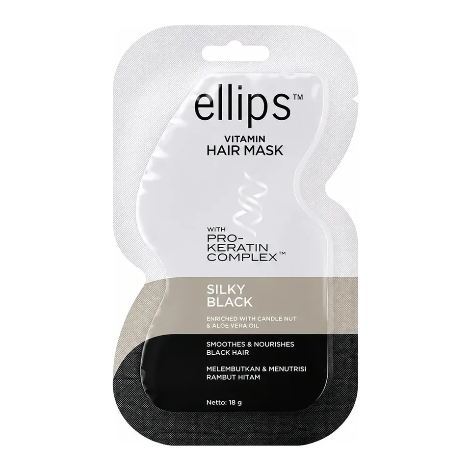 Ellips Silky Black Hair Mask 18 г