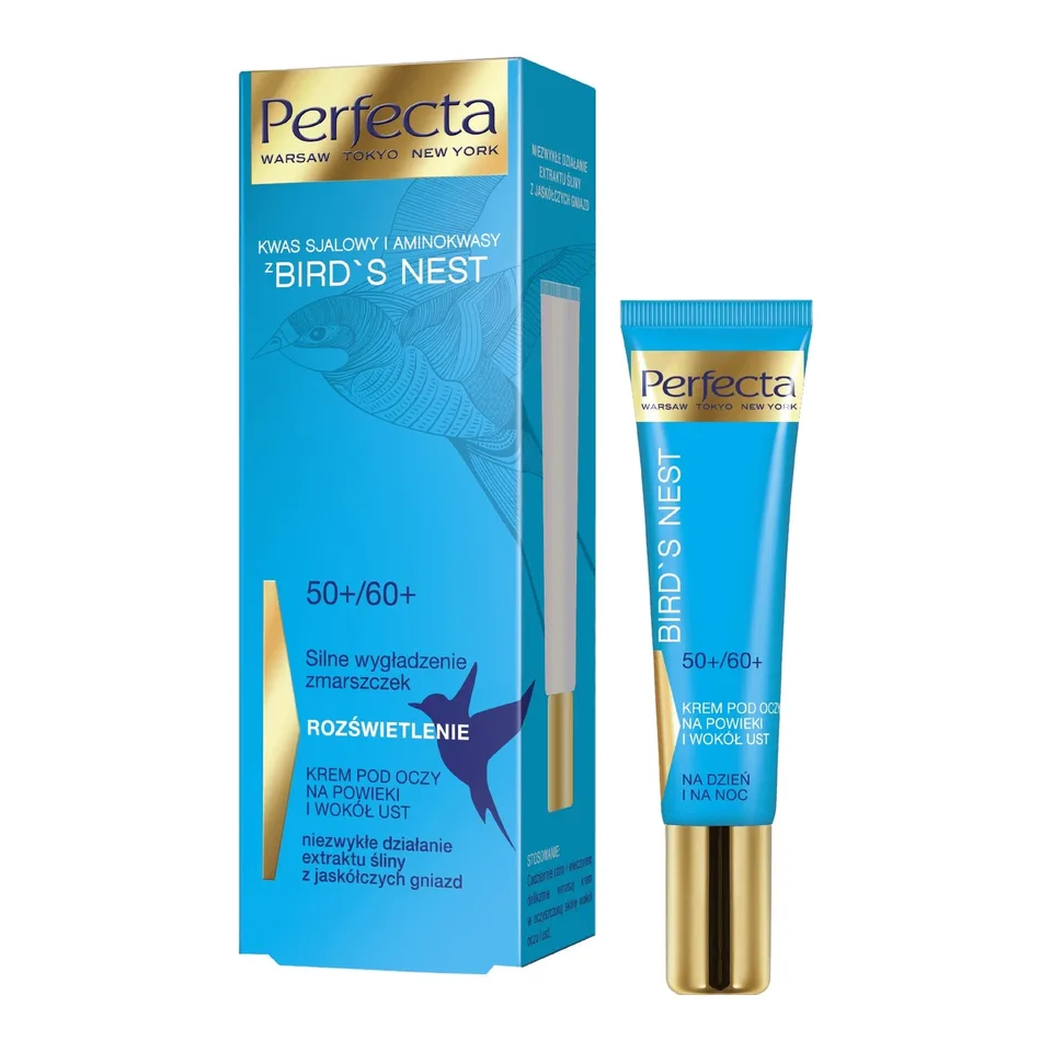 Perfecta Крем для шкіри навколо очей з ластівчиним гніздом PERFECTA Bird's Nest Eye Cream 50+/60+ 15 мл