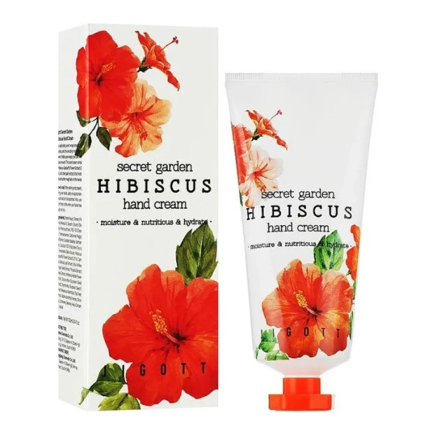 Jigott Secret Garden Hibiscus Hand Cream 100 мл