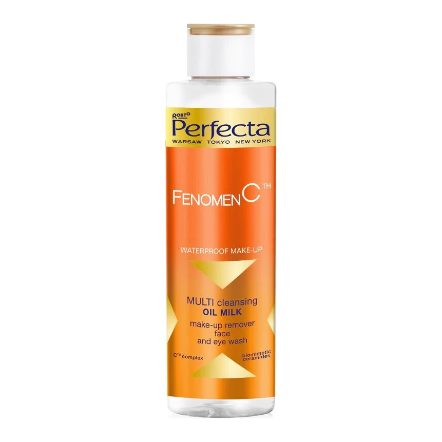 Perfecta Молочко для зняття макіяжу PERFECTA Fenomen C Multi Cleansing Oily Milk Make Up Remover 200 мл