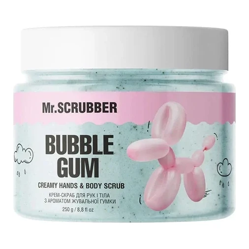 MR. SCRUBBER Крем-скраб для рук і тіла Mr.SCRUBBER з ароматом жувальної гумки Bubble gum