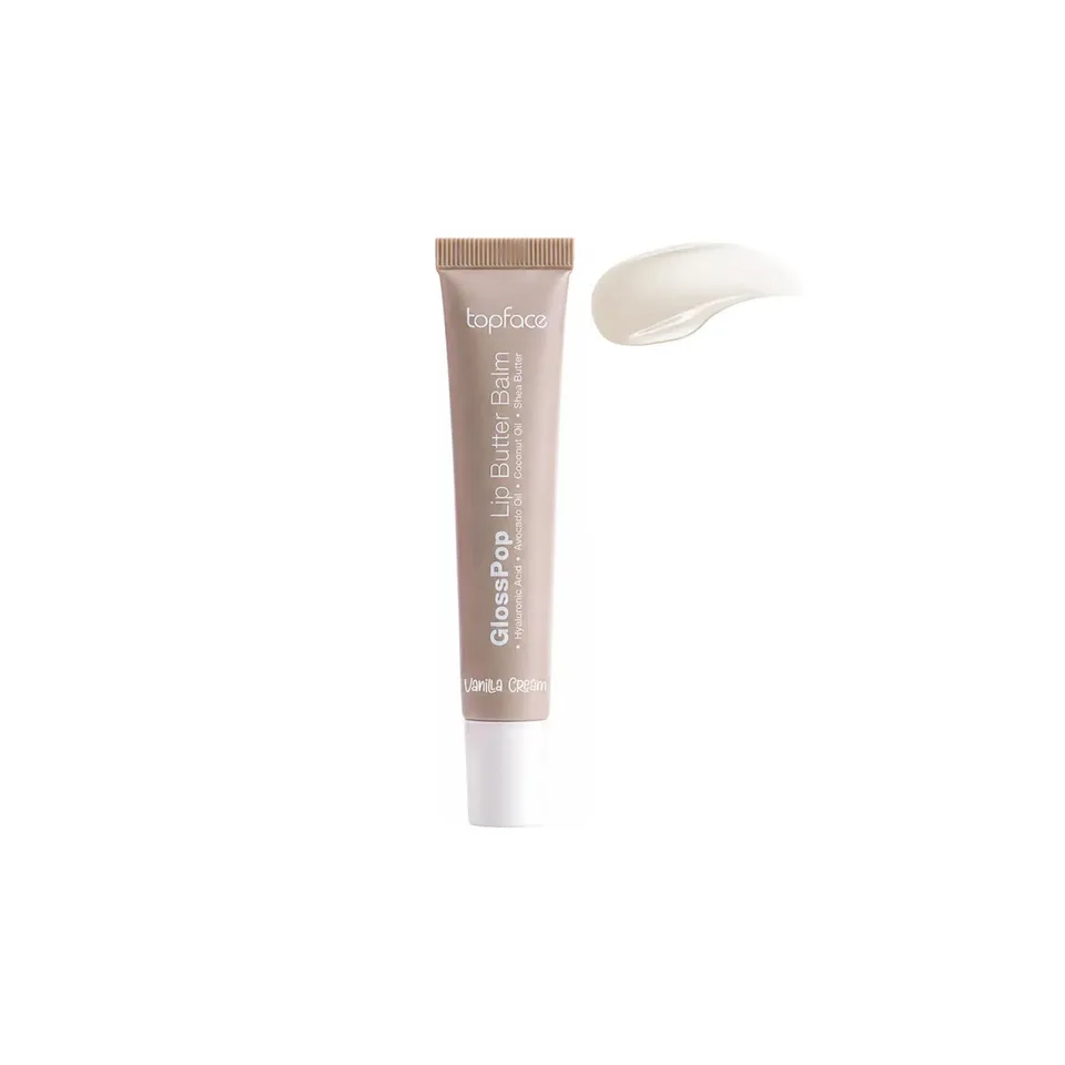 Topface Блиск-бальзам для губ GlossPop Lip Butter Balm №001 Vanilla Cream