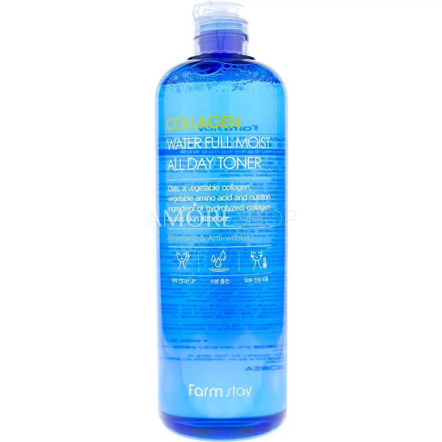 FarmStay Тонер колагеновий для щоденного зволоження шкіри FarmStay Collagen Water Full Moist All Day Toner 50