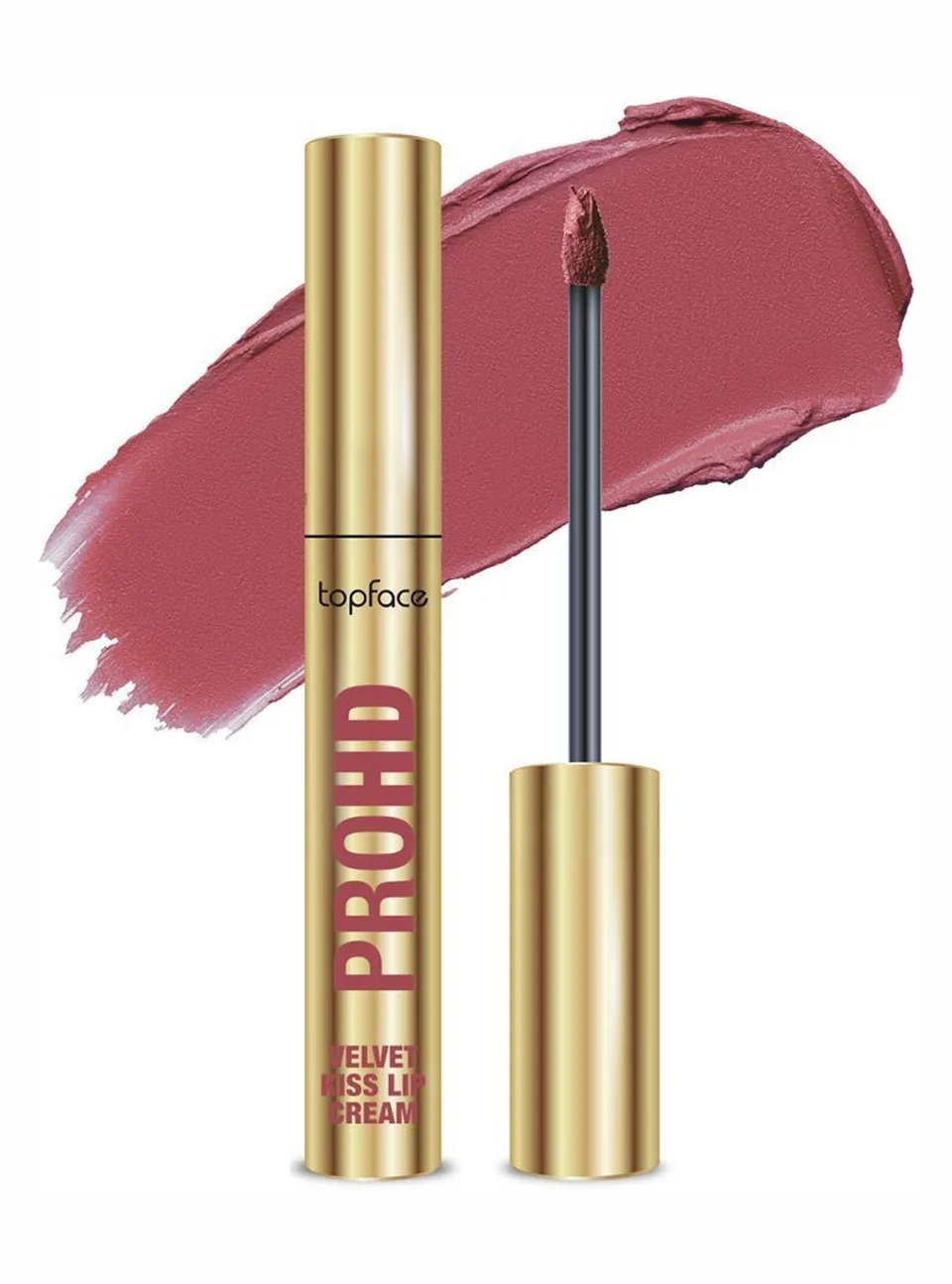 Topface Рідка матова помада PROHD Velvet Kiss Lip Cream №9 Dusty Bloom