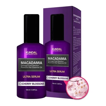 Kundal Масло-Сироватка для волосся "Квітуча вишня" KUNDAL Macadamia Ultra Serum Cherry Blossom 100 мл