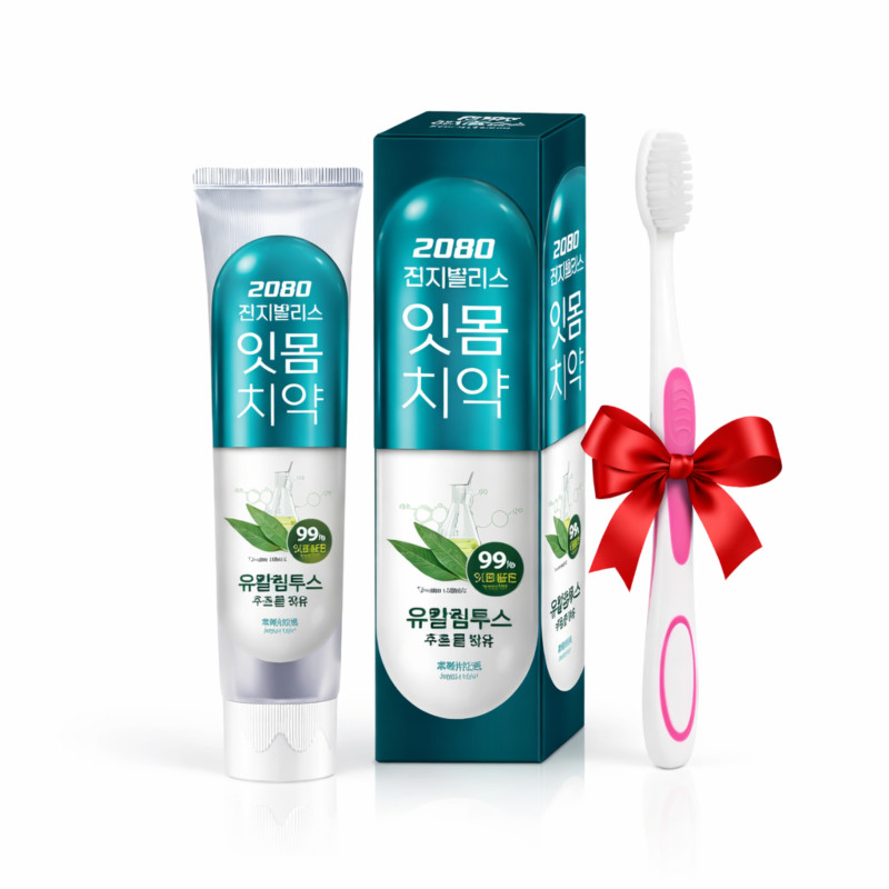 2080 Gingivalis Eucalyptus Fresh Mint 150gr + подарунок