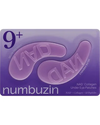Numbuzin Ліфтинг-патчі з колагеном і пептидами Numbuzin No.9 NAD + Collagen + 50 Peptides Eye Patches  1пара (2шт)