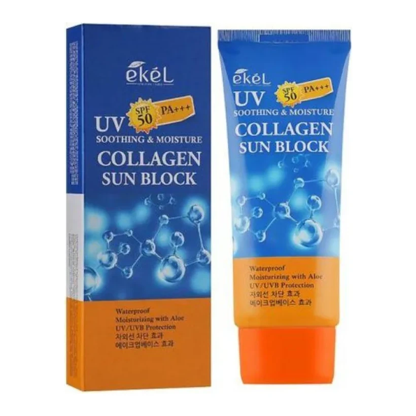 EKEL Soothing & Moisture Collagen Sun Block 70 мл