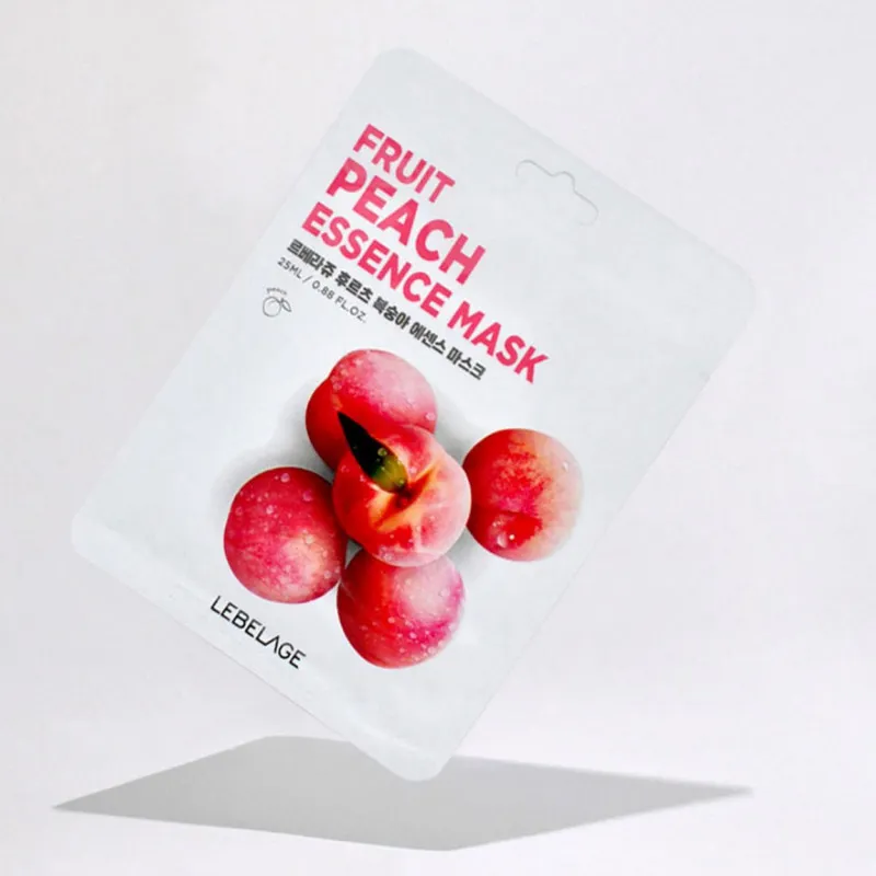 LEBELAGE FRUIT PEACH ESSENCE MASK 25 мл