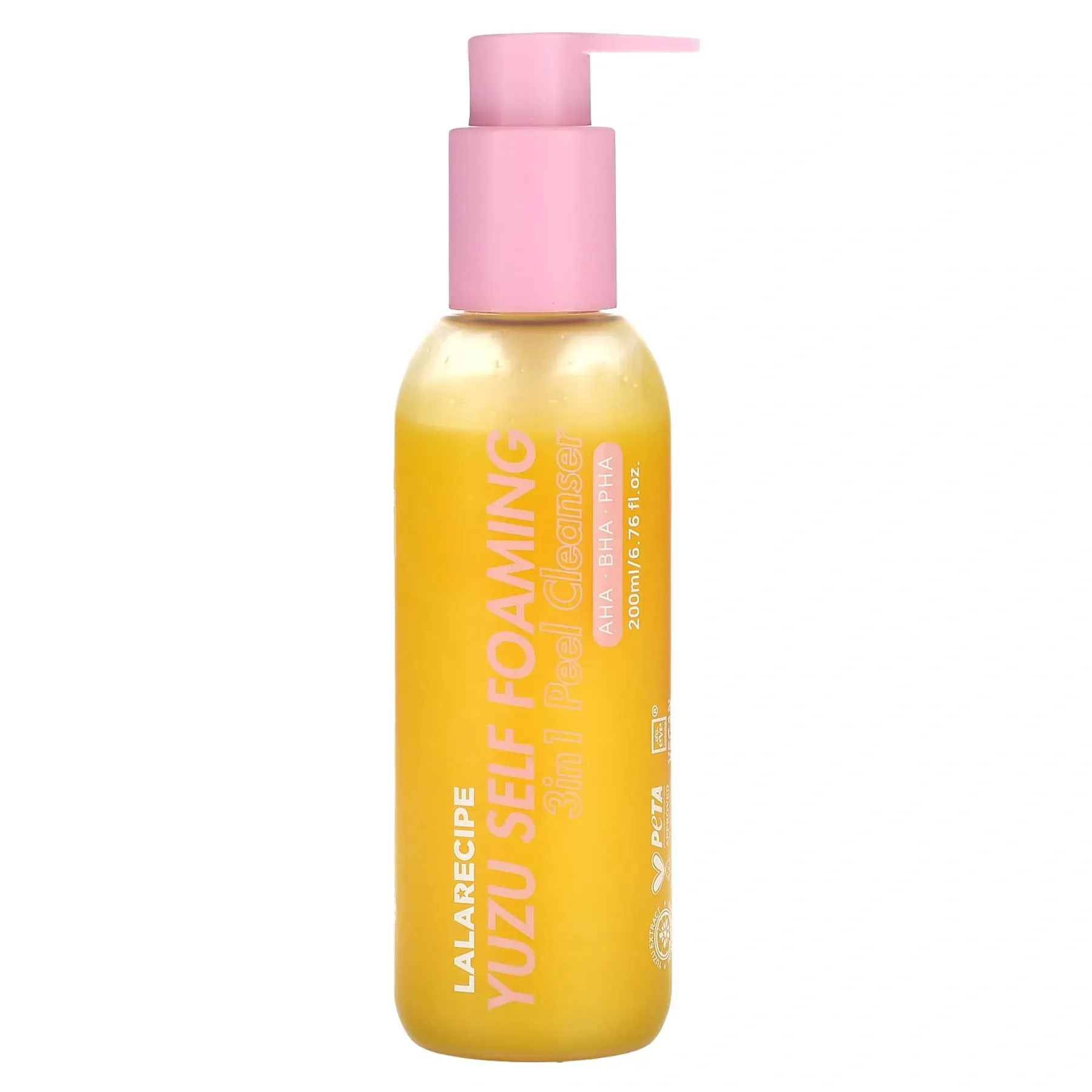 Lalarecipe Yuzu Self Foaming 3in1 Cleanser