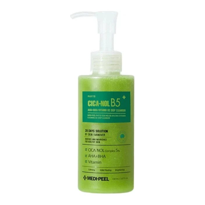 Medi-Peel Phyto Cica-Nol B5 AHA BHA Vitamin O2 Deep Cleanser 150 мл