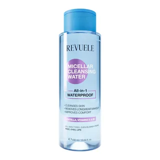 REVUELE Вода міцелярна очищуюча  ВСЕ-В-1 WATERPROOF, 400 мл