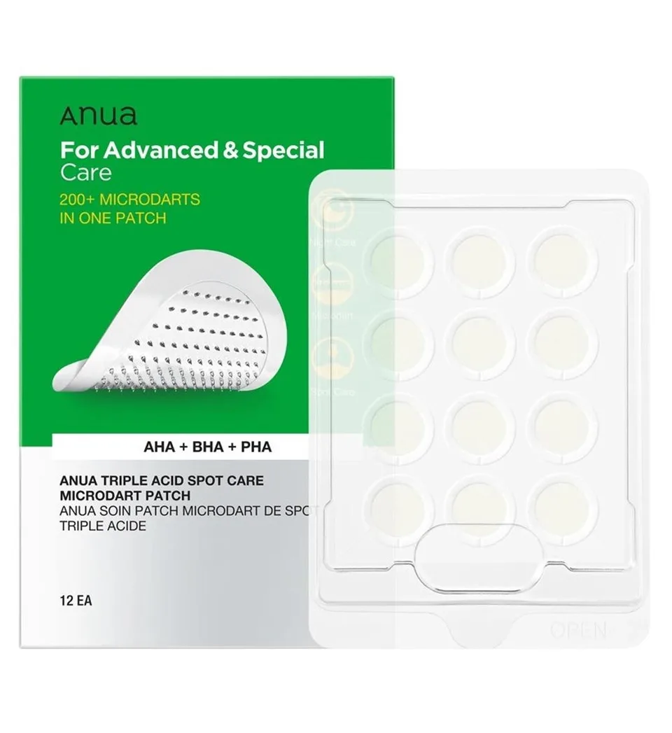 ANUA Triple Acid Spot Care Microdart Patch 12 шт