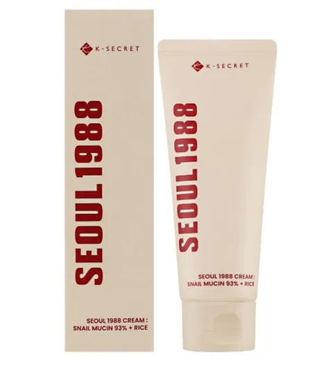 K-SECRET SEOUL 1988 Cream: Snail Mucin 93% + Rice