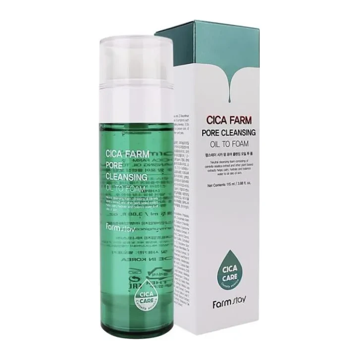 FarmStay Cica Farm Pore Cleansing Oil To Foam 115 мл