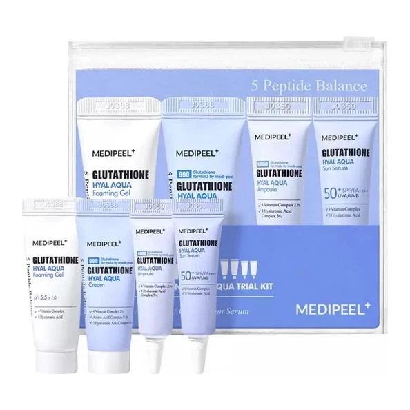 Medi-Peel Зволожуючий набір з глутатіоном Medi-Peel GLUTATHIONE HYAL AQUA TRIAL KIT