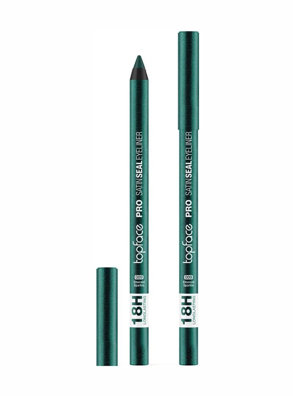Topface Олівець для очей PRO Satin Seal Eyeliner №9 Emerald Sparkle