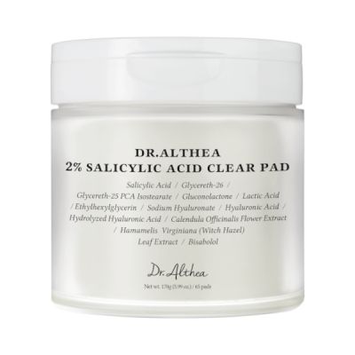 DR.ALTHEA Відлущувальні педи Dr.Althea 2% Salicylic Acid Clear Pad, 170 г (60 шт.)