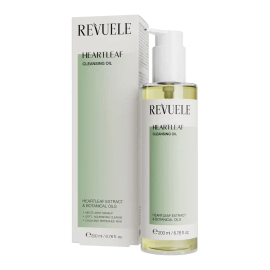 REVUELE Олія для очищення обличчя HEARTLEAF, 200 мл