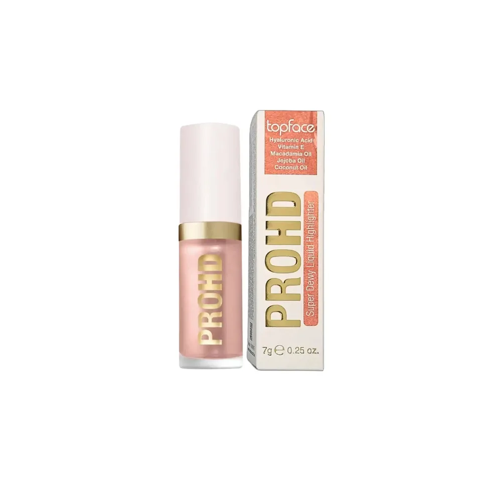 Topface Рідкий хайлайтер для обличчя ProHD Super Dewy Liquid Highlighter №2 Cotton Candy