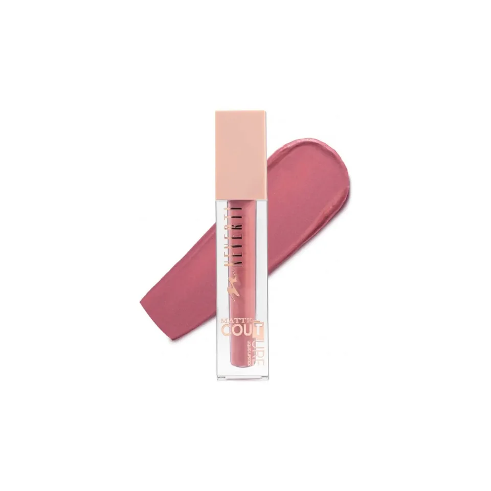 Neverti Рiдка помада для губ Matte Couture Liquid №1 Nude Romance