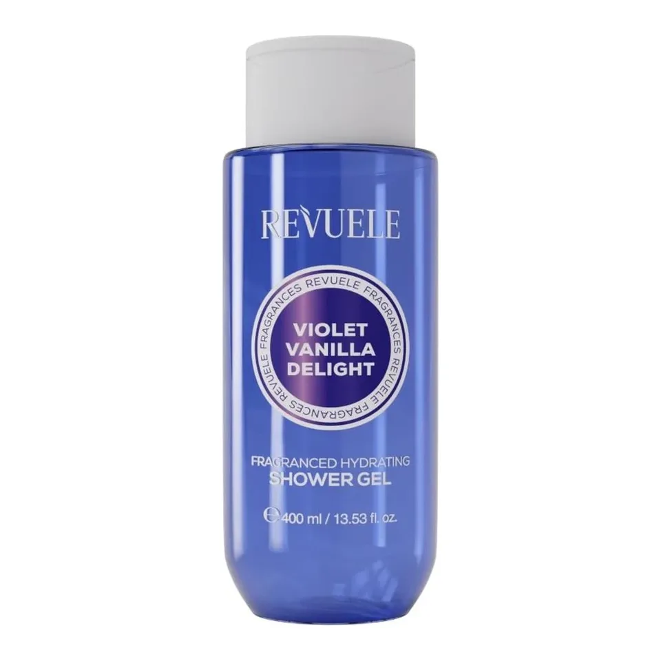 REVUELE Гель для душу парфумований зволожуючий  VIOLET VANILLA DELIGHT, 400 мл