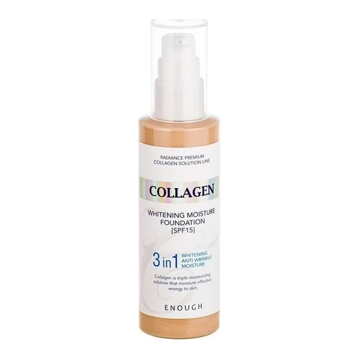 Enough Тональний Крем Освітлюючий З Колагеном Enough Collagen Whitening Moisture Foundation 3 in 1 SPF 15 1 №21