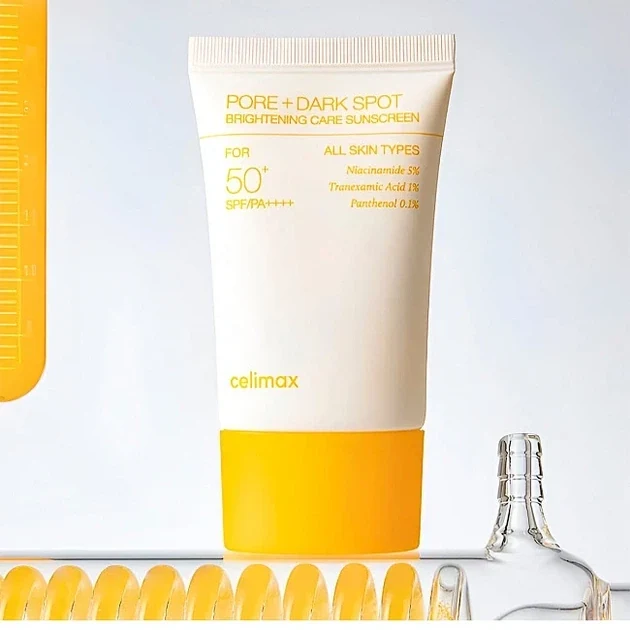 CELIMAX Pore+Dark Spot Brightening Care Sunscreen SPF 50+ PA++++ 50 мл