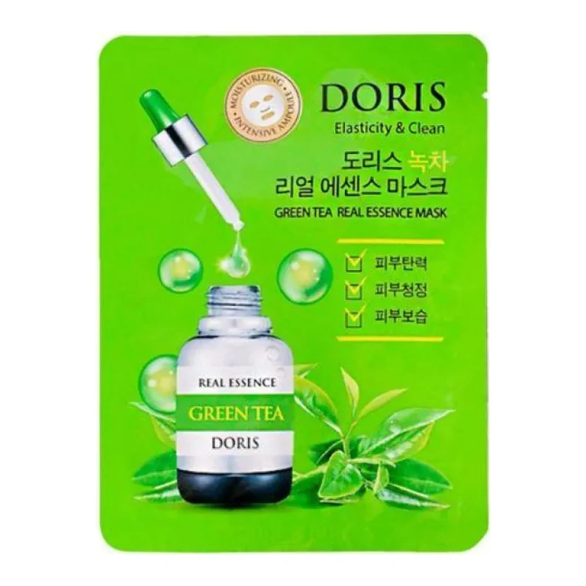 DORIS GREEN TEA REAL ESSENCE MASK 25 мл