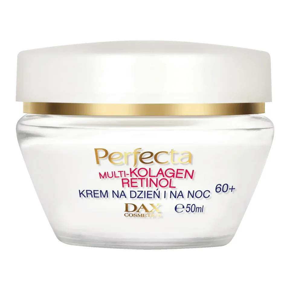 Perfecta Ліфтинг-крем для обличчя розгладжуючий зморшки для віку 60+ PERFECTA Multi-Collagen Retinol Cream Day and Night 60+ 50 мл