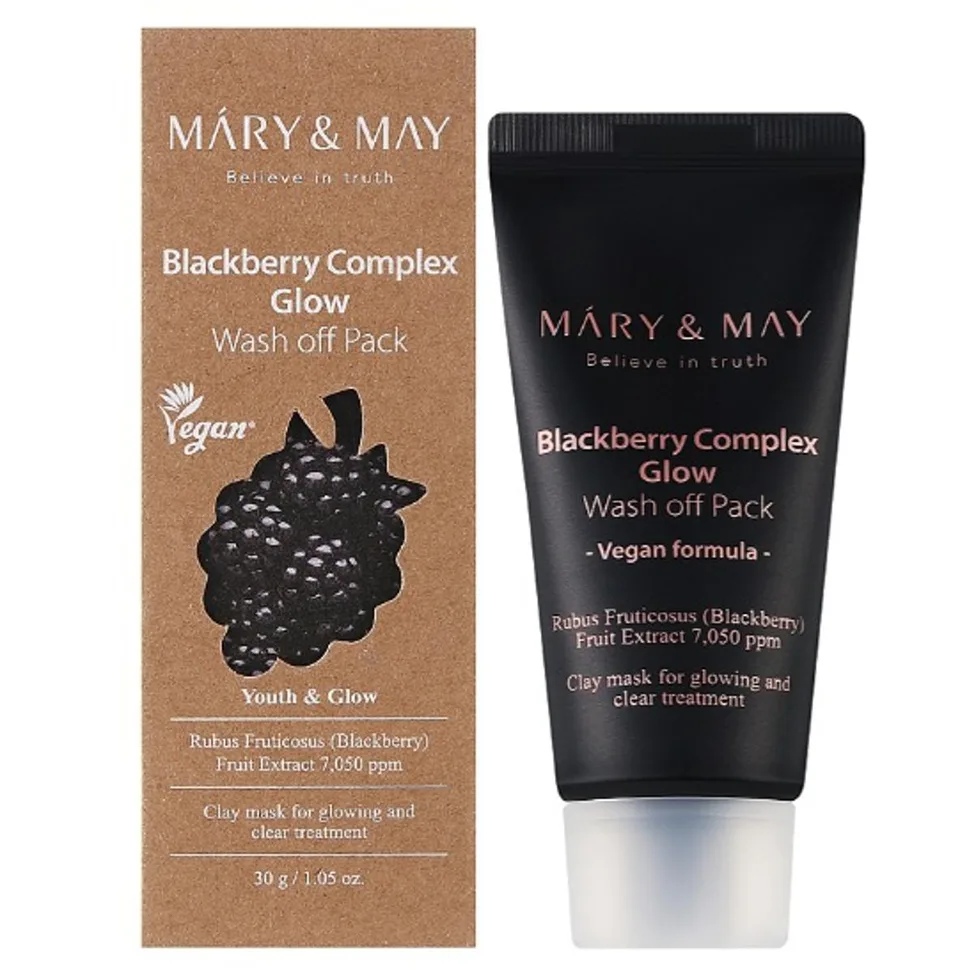 Mary&May Blackberry Complex Glow Wash Off Pack 30 г