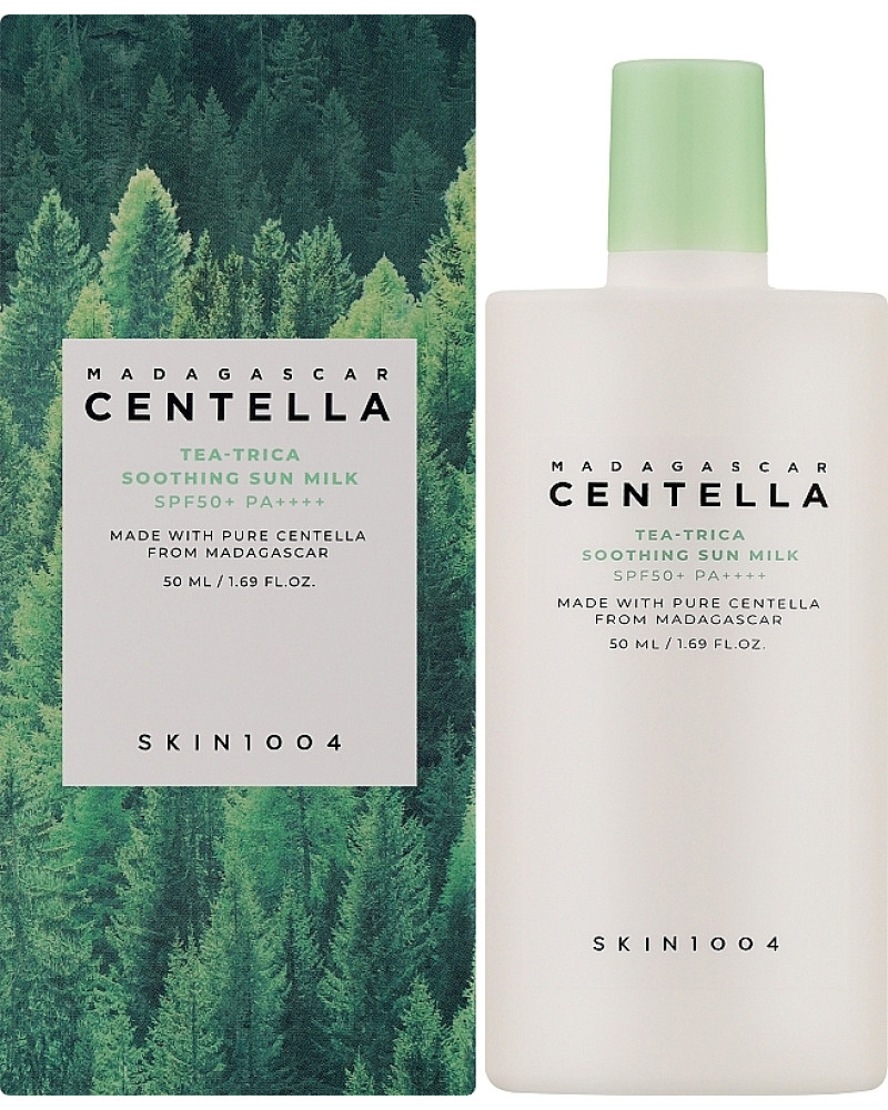 SKIN1004 Madagascar Centella Tea-Trica Soothing Sun Milk SPF50+ PA++++ 50 мл