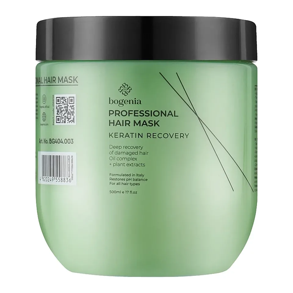 Bogenia Professional Hair Mask Keratin Recovery 500 мл