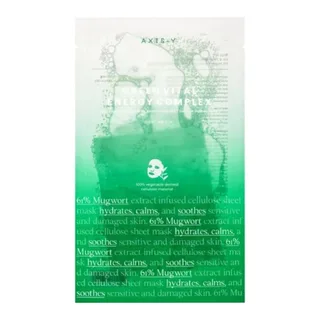 AXIS-Y Mugwort Green Vital Energy Complex Sheet Mask 27 мл