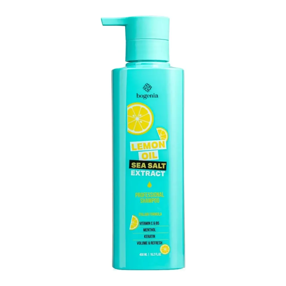 Bogenia Lemon Oil & Sea Salt Shampoo 450 мл