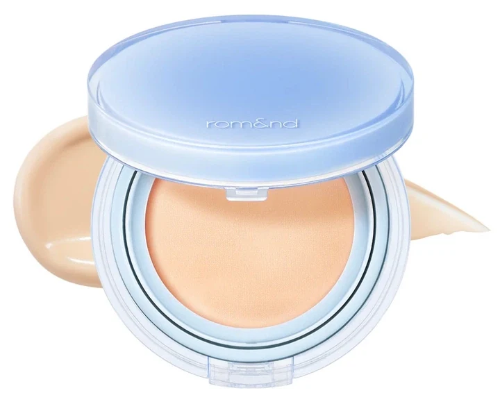 ROM&ND Тональний кушон з вологим фінішем у нюдовому відтінку rom&nd Bare Water Cushion 03 Natural 21 SPF38