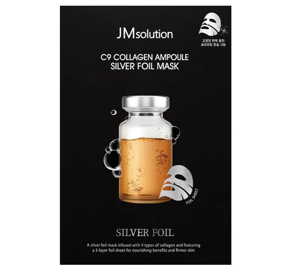 JM Solution JMsolution C9 Collagen Ampoule SILVER Foil Mask 35 мл