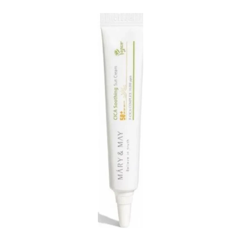 Mary&May Заспокійливий сонцезахисний крем MARY&MAY (Mini) CICA Soothing Sun SPF50+ PA++++ 12 г