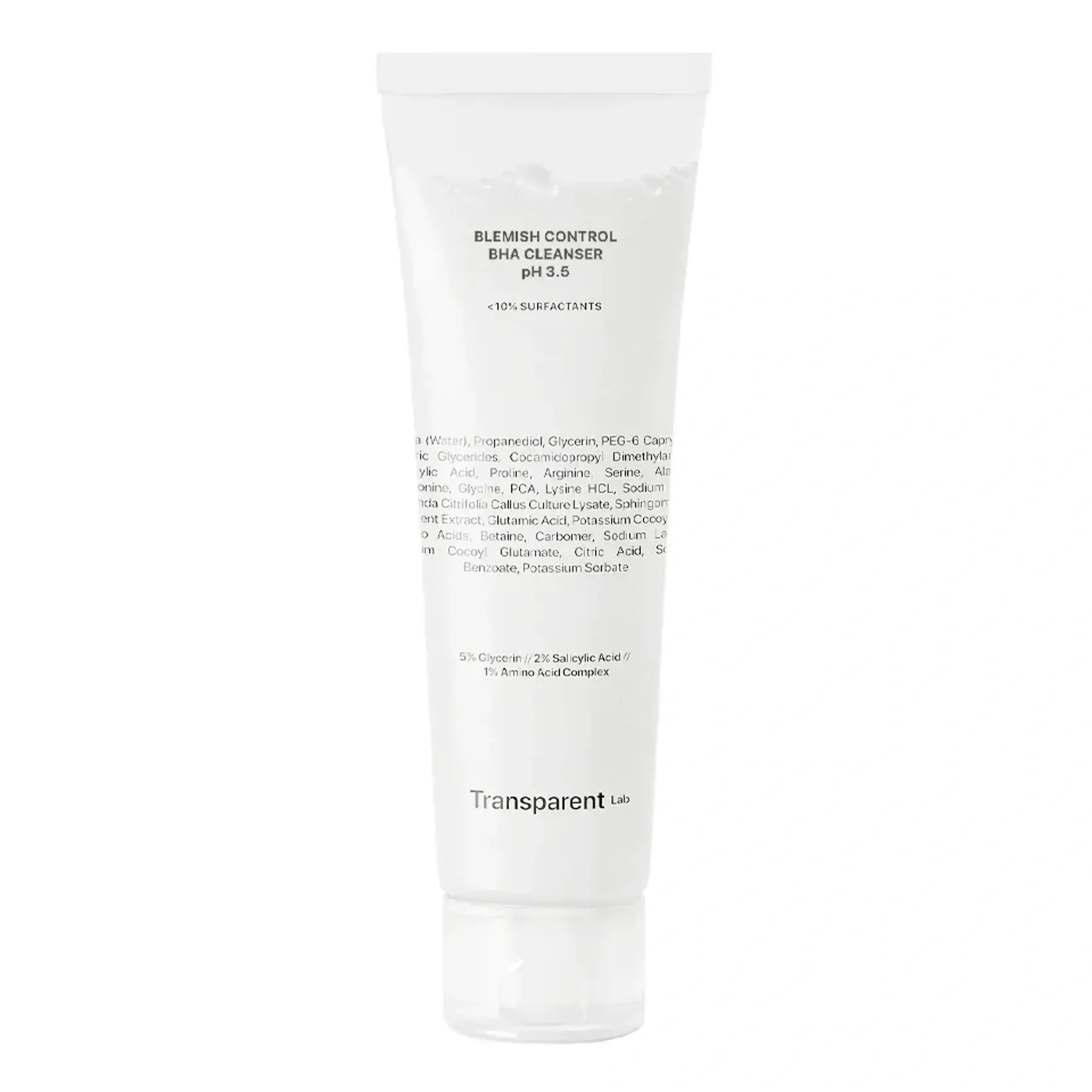 Transparent Lab Blemish Control BHA Cleanser